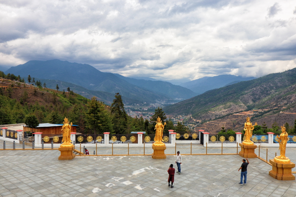 View of Thimphu Valley from Buddha Dordenma