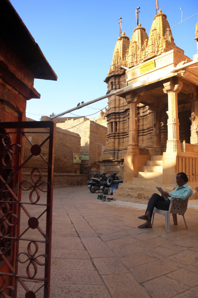 An image of a Jain Temple inside Golden Fort in Jaisalmer