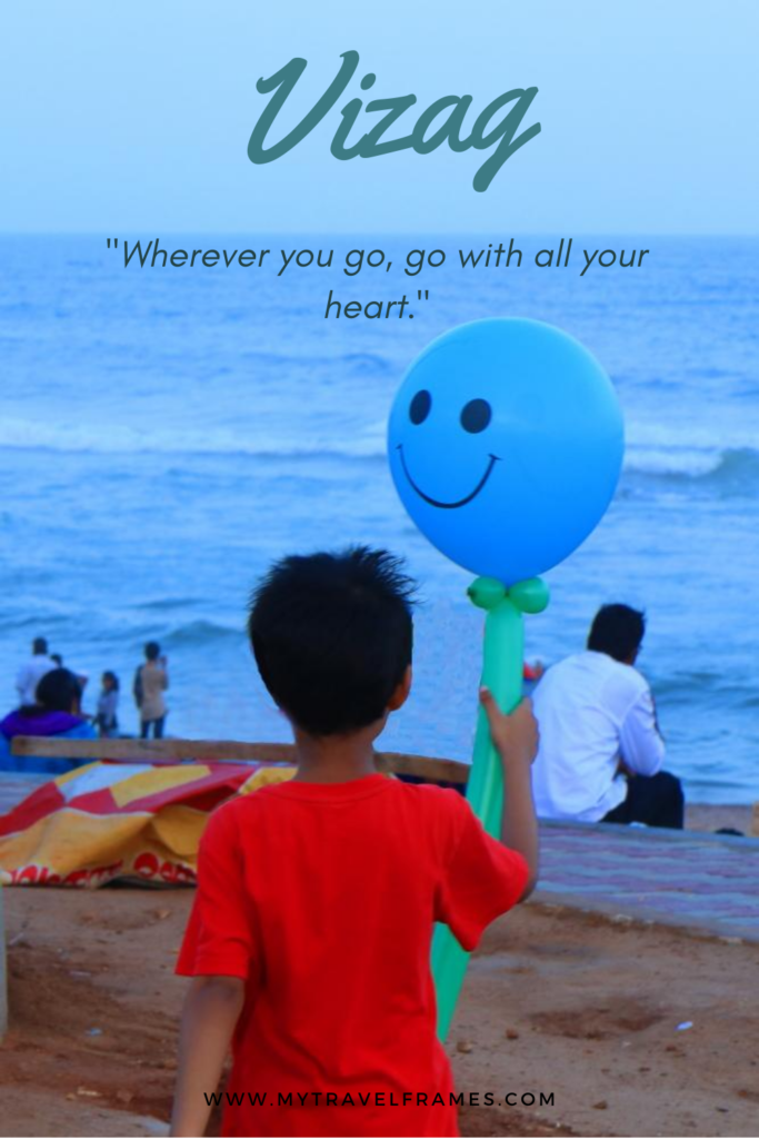 Image to pin for the blog post " Best tourist places to see in Vizag".