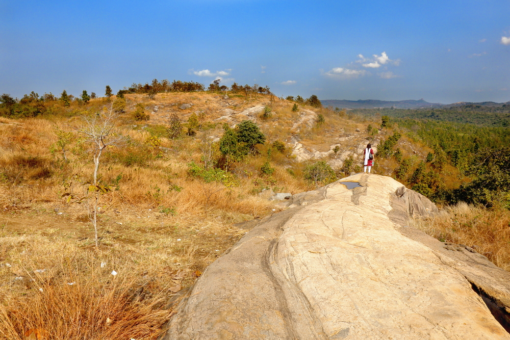 Panoramic view from Mayur Pahar in Purulia