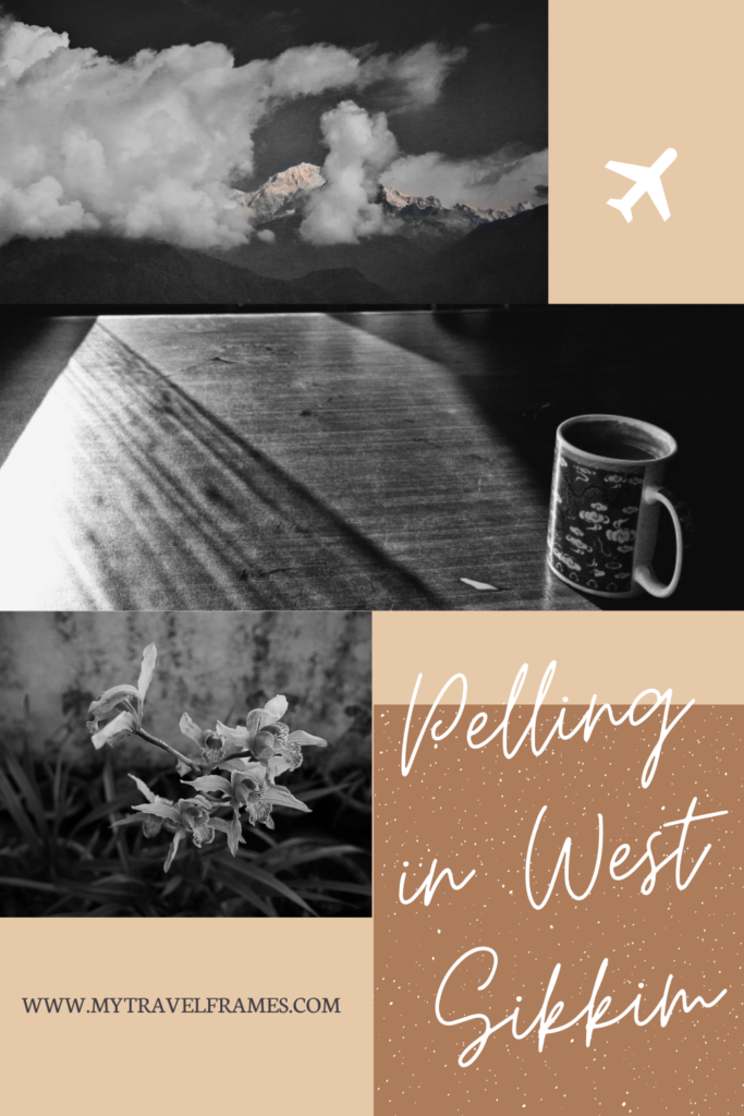 An image to pin for the article "Pelling in Sikkim | The Natural Balcony for A Gorgeous View of Himalayas"