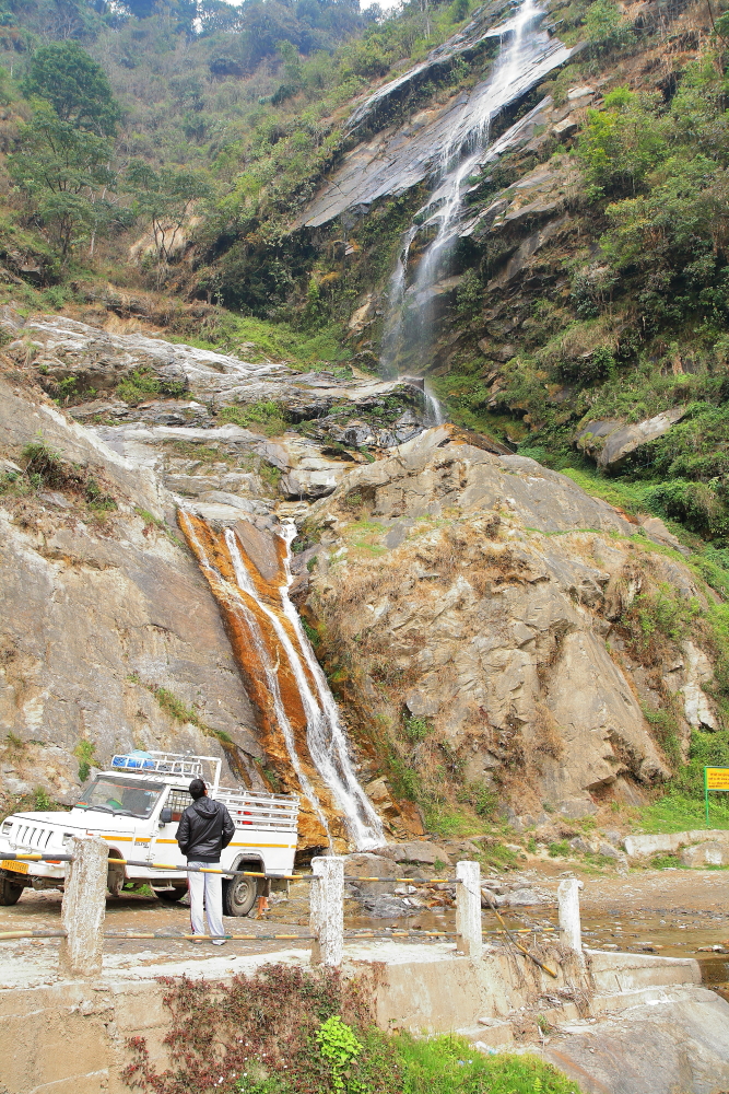 Image of Changey Waterfall near Dentam in Sikkim.