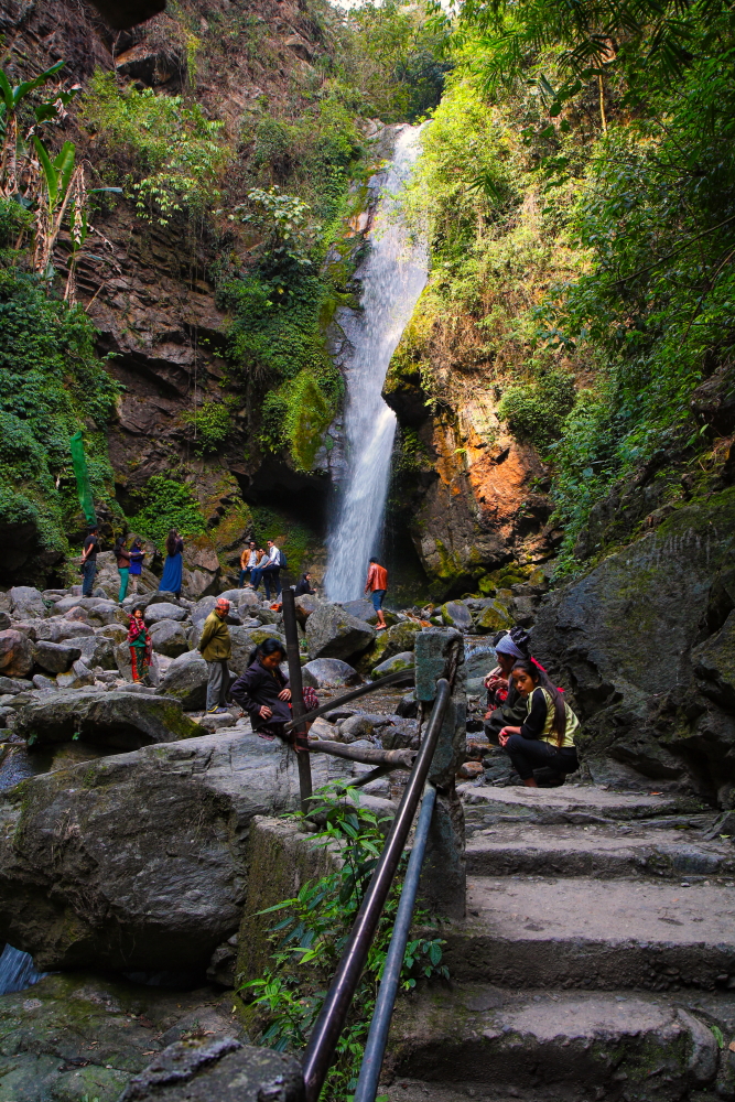 Image of Kanchenjunga Waterfalls on the way to Yuksom from Pelling.